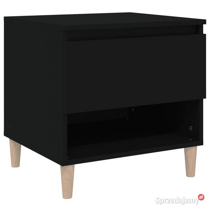 Szafka nocna czarna 50x46x50 materiał Warszawa sprzedam