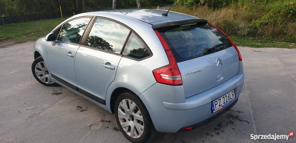Citroen C4 I VTR 2007 r 16 109 Benzyna 210000 ABS Puszczykowo