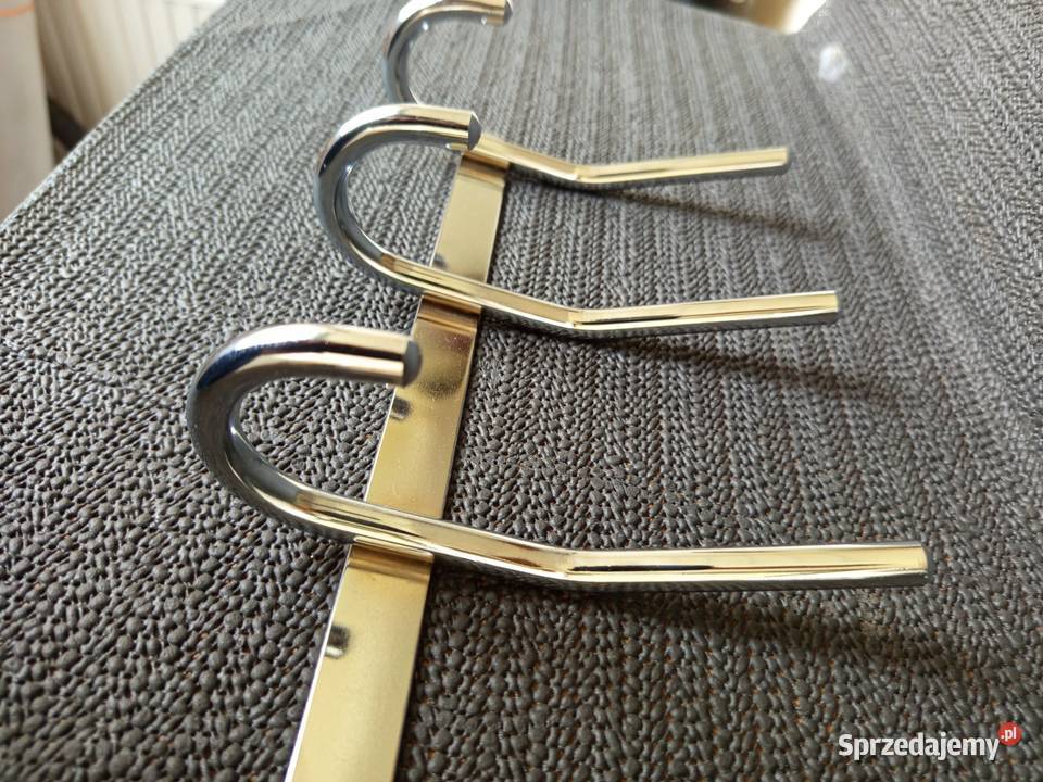 Wieszak metalowy chromowany duży do łazienki Warszawa sprzedam