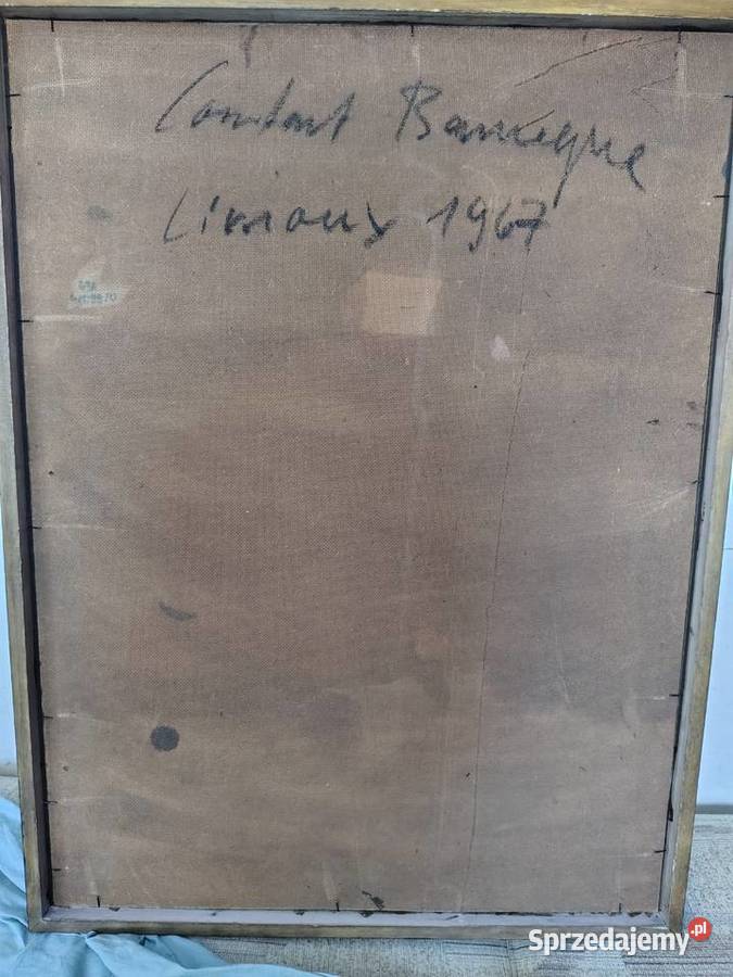 Constant Baruque stary obraz olejny Kartuzy