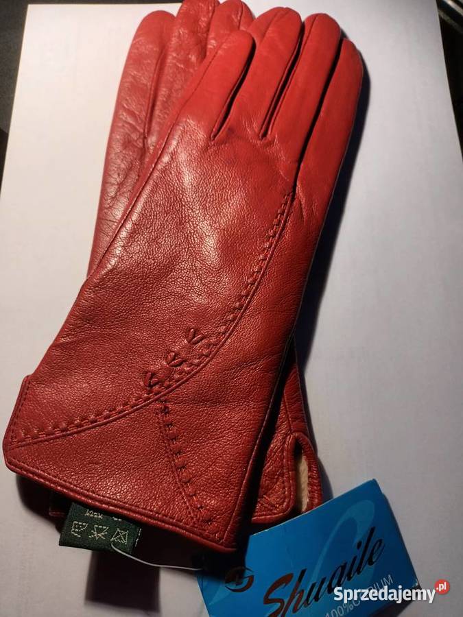 Rękawiczki skórzane damskienowe nie noszone Wrocław