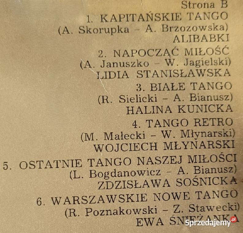Tango Dawniej i Dziś 1979 MłynarskiPołomski Chełmno
