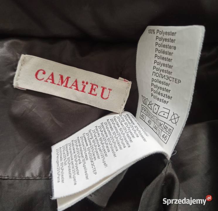 Kurtka zimowa puchowa Camaieu rozmiar M Radzyń Podlaski