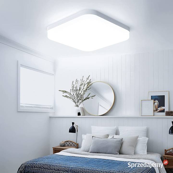 Kwadratowa lampa sufitowa 36W 6500K 3240LM biały Zamość