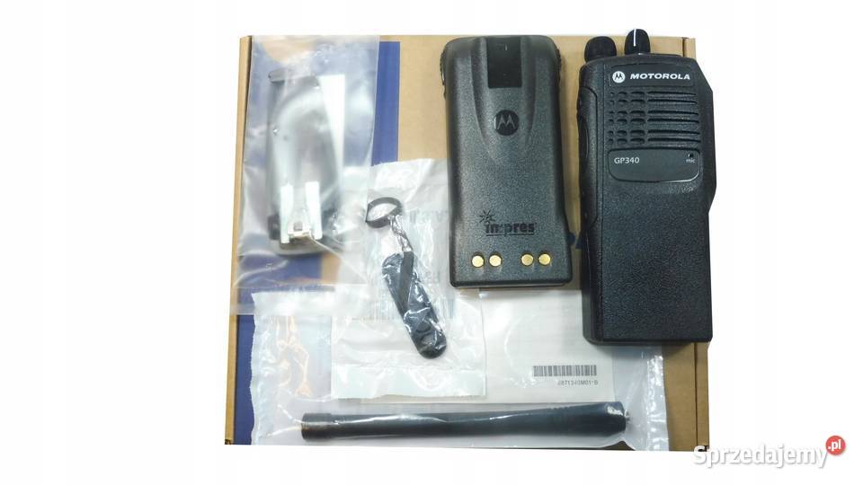 RADIOTELEFON MOTOROLA GP340 NOWY ZESTAW Pozostałe Wąchock