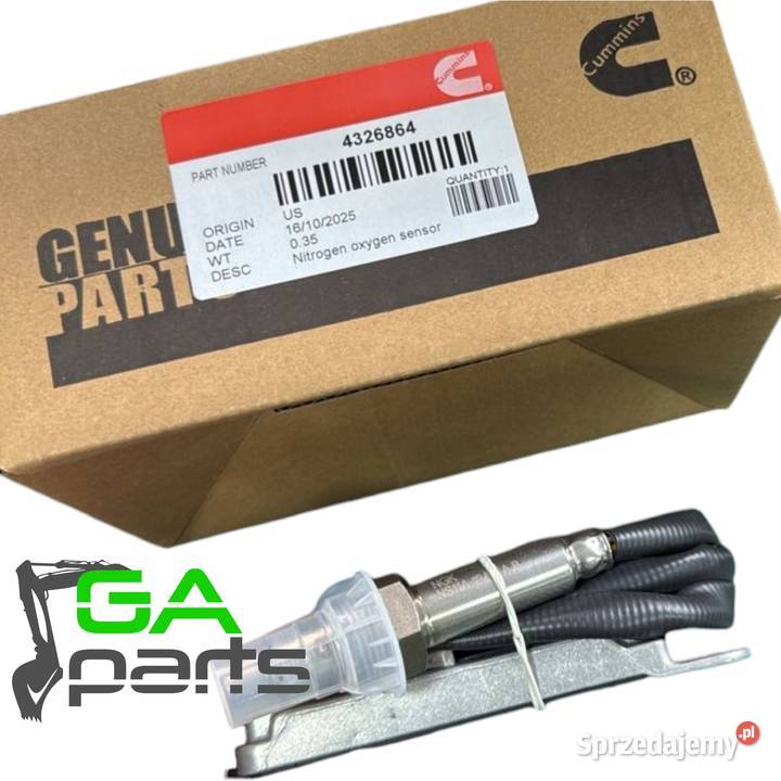 Czujnik NOx Cummins 4326864 Nowy Oryginał 24V sprzedam