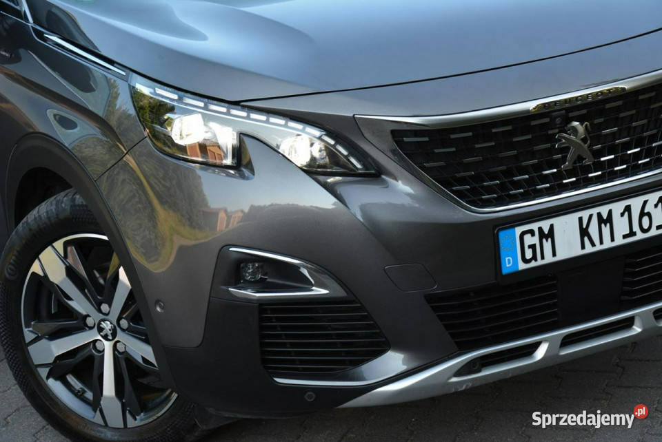 Peugeot 5008 GTLine Radar ACC Skóry 7foteli Navi kurtyny powietrzne Ostrów Mazowiecka