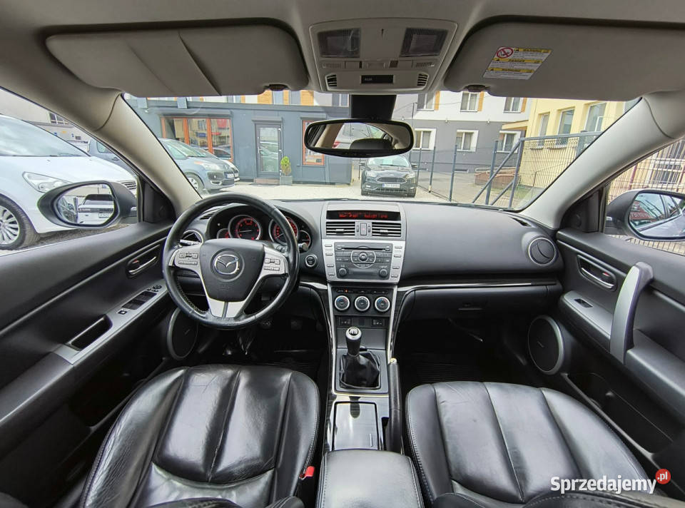 Mazda 6 ALU 18 skóra inst LPG 12 lat 1 wspomaganie kierownicy Bydgoszcz