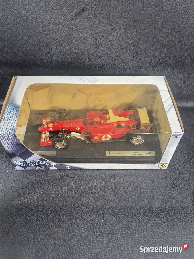kolekcjonerski model bolidu Formuły 1 Ferrari Poddębice
