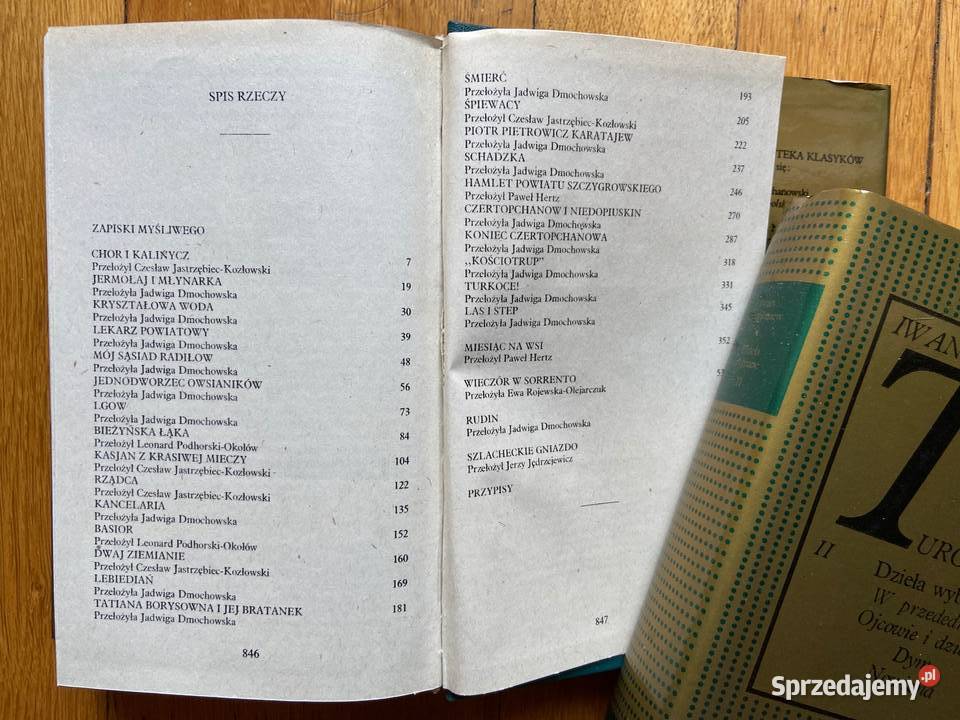 Iwan Turgieniew Dzieła wybrane Tom IIII Katowice