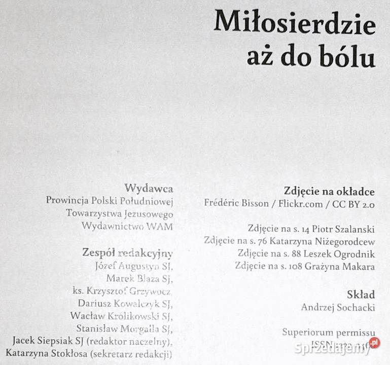 Życie Duchowe Jesień Miłosierdzie aż do bólu Chełm