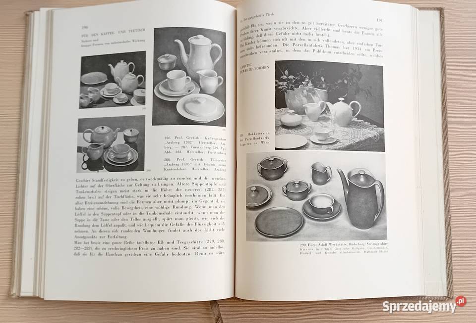 Unser heim Nasz dom meble porcelana szkło ogrody Antykwariat Katowice