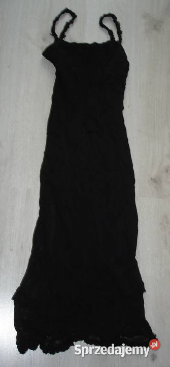 Czarna nowa sukienka na ramiączkachRozmiar S Na szelkach  Bochnia