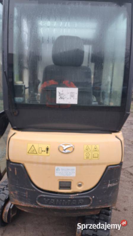 Mini koparka Yanmar Czerwone