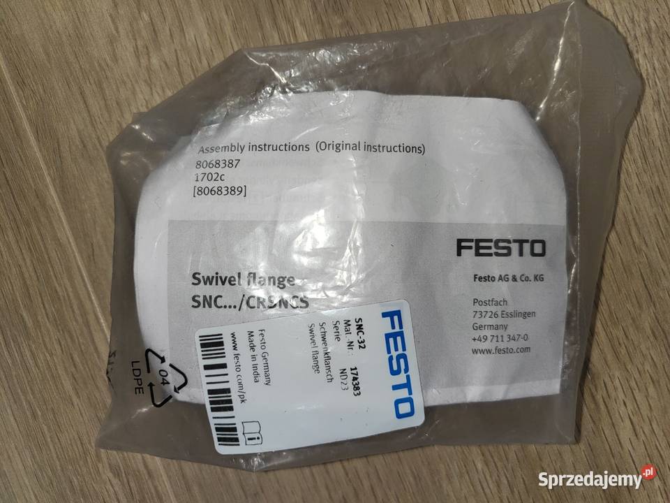 Kołnierz wahliwy Festo SNC32 Pozostałe sprzedam