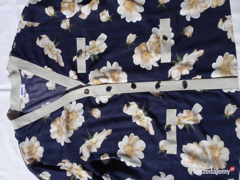 Euronowa Letni żakiecik Koszula Złote Guziki 48 Nowy Sącz