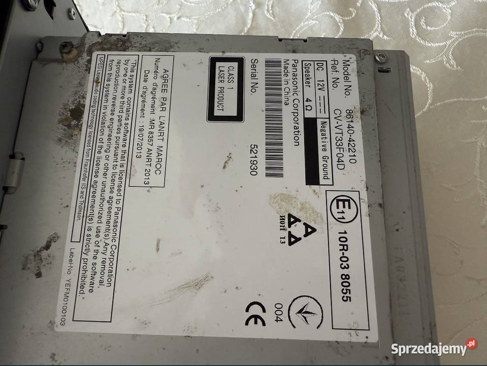 Radio nawigacja Toyota rav 4 osobowe podkarpackie Wyszatyce