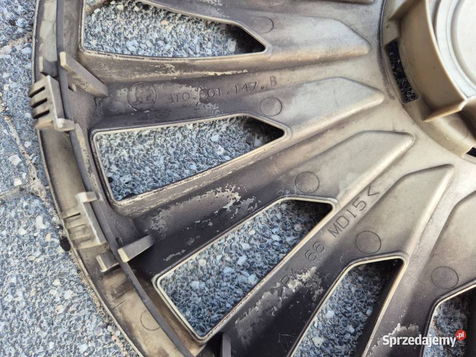 Kołpaki 16 srebrne oryginalne Skoda OE 2 sztuki Motoryzacja mazowieckie