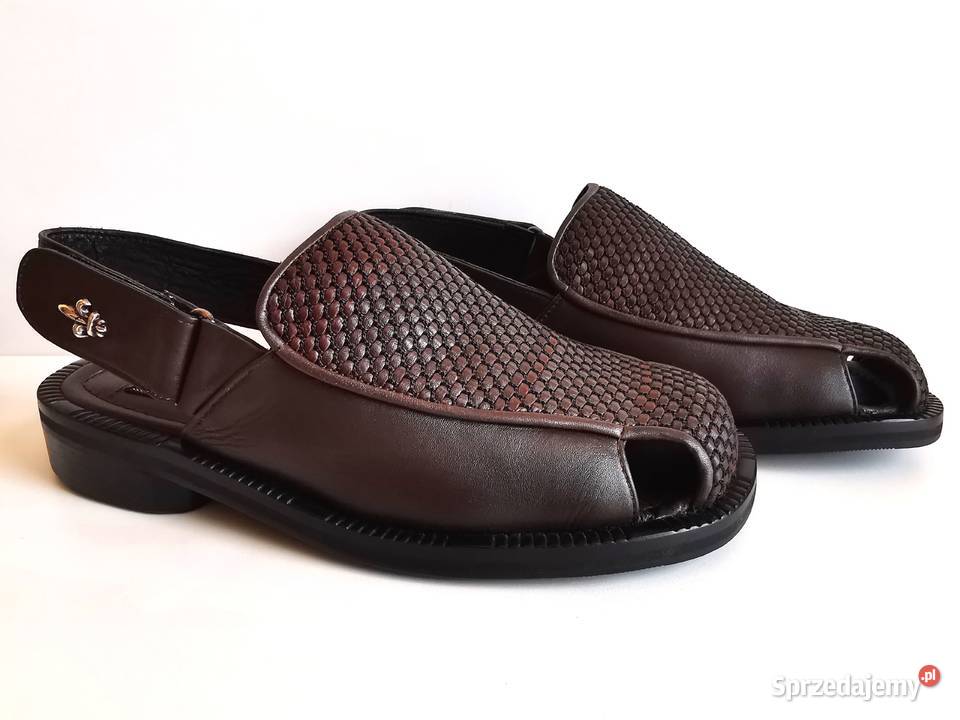 7075 CESARE PACIOTTI wygodne brązowe skóra 40 Kędzierzyn-Koźle