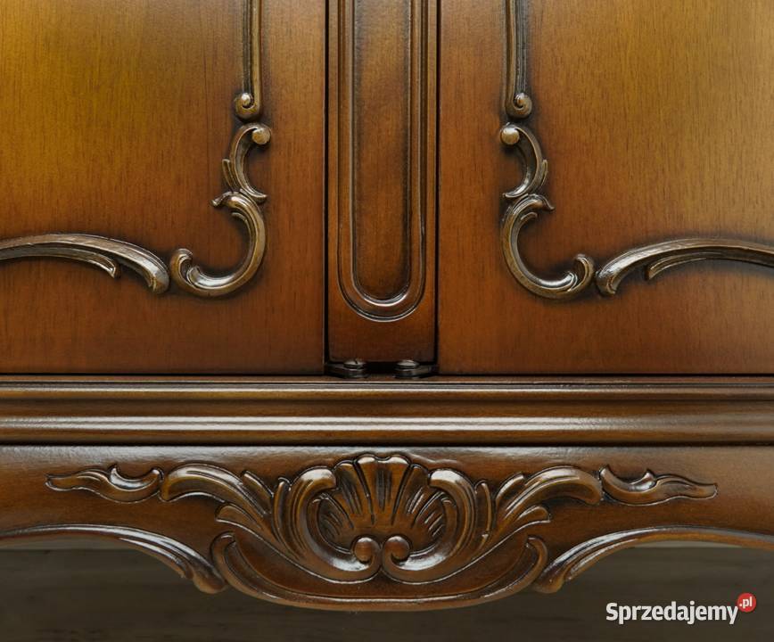Stylowa ażurowa komoda ludwik renowacji Meble wielkopolskie Jerka