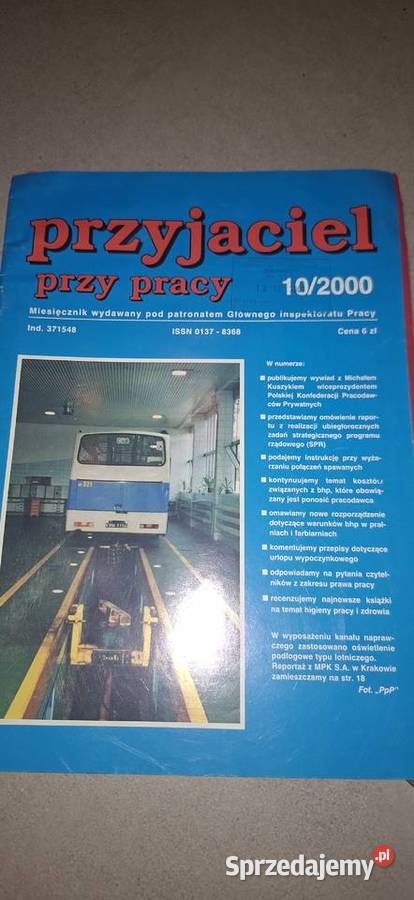 Kolekcjonerski rarytas BHP Przyjaciel Pracy Łęczyca