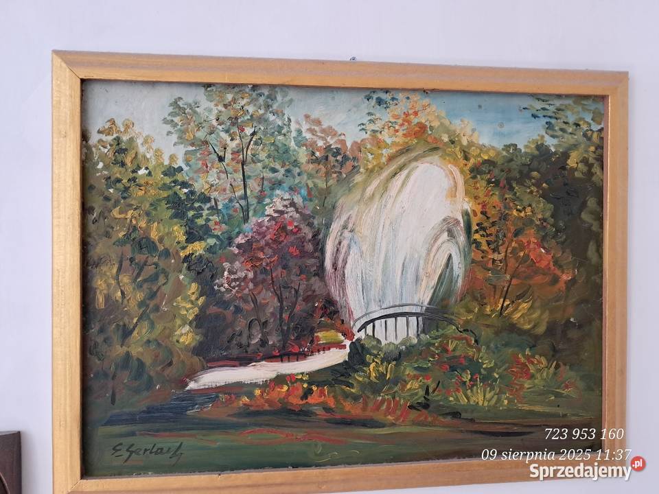 Obrazy olejne EGerlach Zabrze sprzedam
