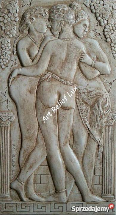 relief płaskorzeźba grecka płaskorzeźby greckie Dom i Ogród lubuskie