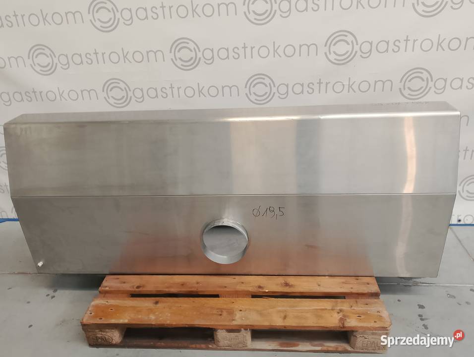 Okap przyścienny z oświetleniem 180x70x50 bez