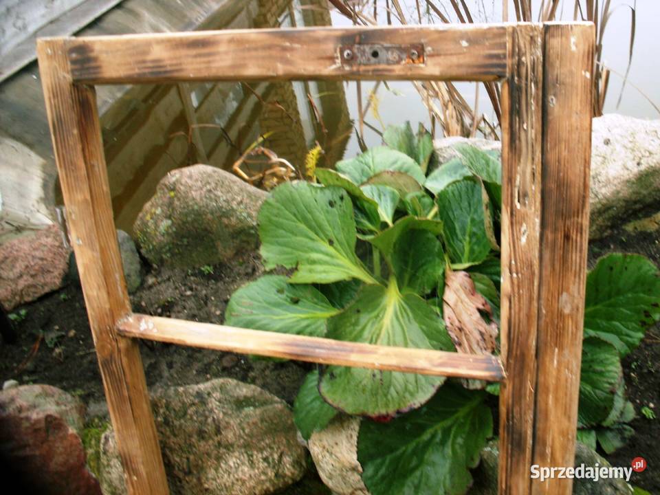 Rama okienna lustro aranżacja wnętrz 104x61 Wyposażenie wnętrz Ełk sprzedam