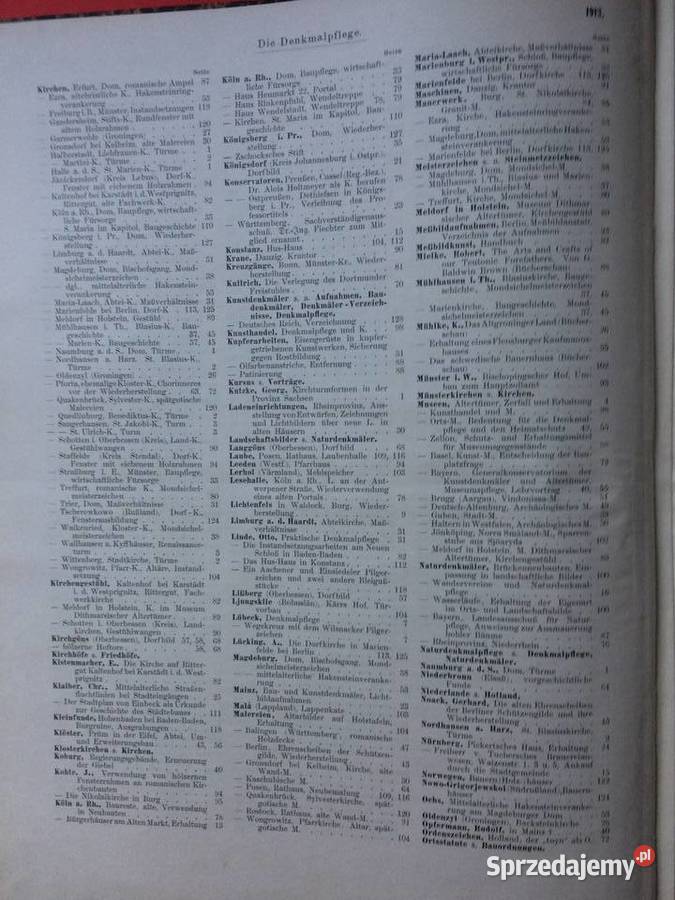 2877 Die Denkmalpflege Ochrona Zabytków Antyki, Sztuka, Kolekcje Szczecin sprzedam