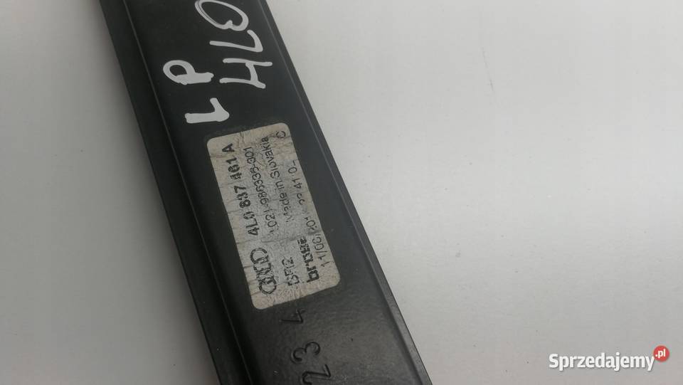 MECHANIZM SZYBY LEWY PRZÓD AUDI Q7 4L 4L0837461 Przystajń