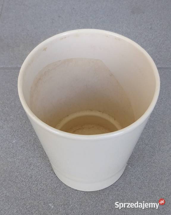 Doniczkaosłonka ceramiczna glazurowana ecrukość Warszawa