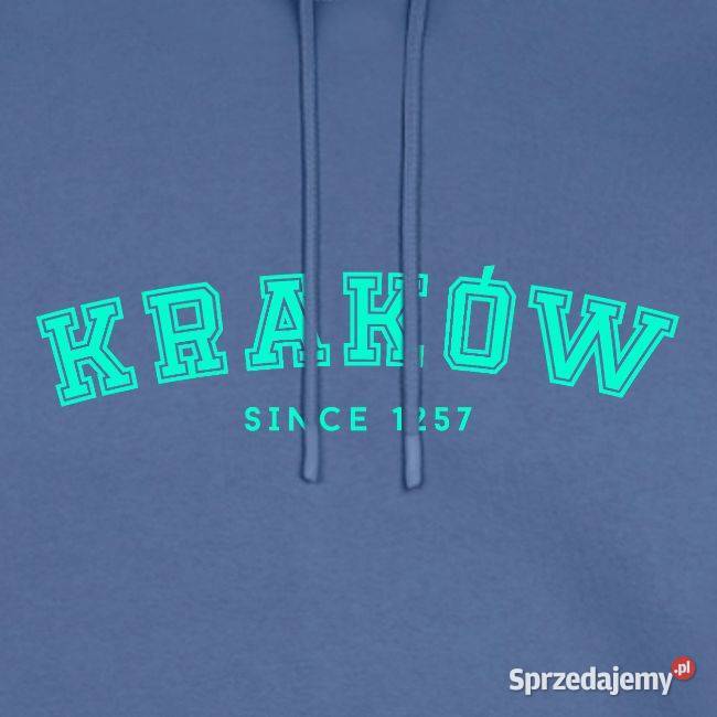 Ekologiczna męska bluza z kapturem KRAKÓW Since Rozmiar uniwersalny Kraków