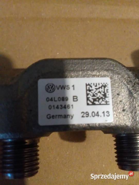 LISTWA WTRYSKOWA CZUJNIK AUDI A3 8V VW GOLF VII osobowe
