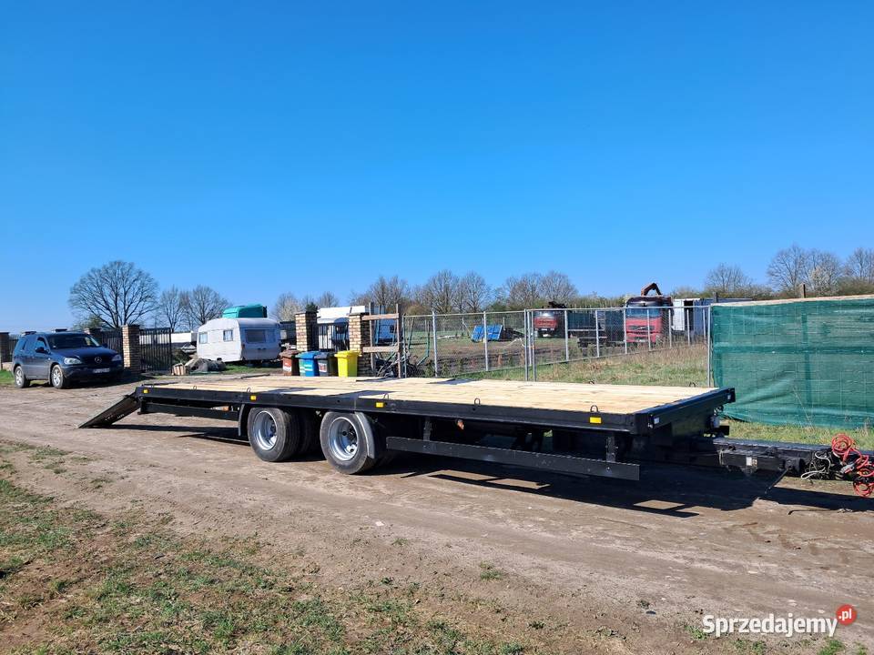 Przyczepa Kogel Tandem Laweta Najazd Platforma lubuskie Gorzów Wielkopolski