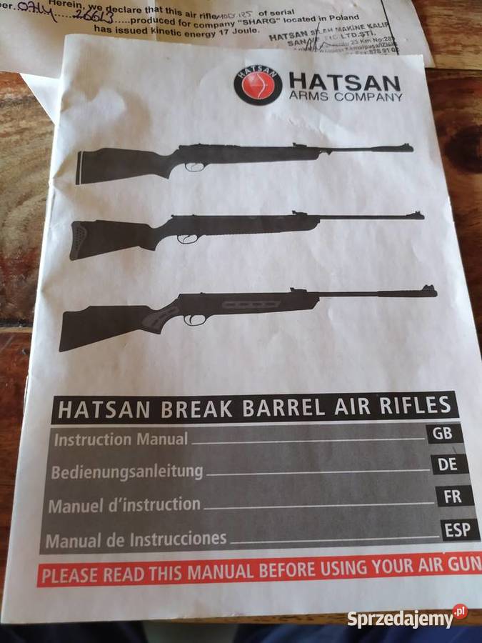 Hatsan 125 45 mm najmocniejsza wiatrówka Tarnowskie Góry