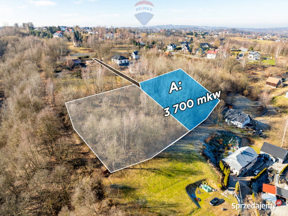 Budowlana działka w Golkowicah A małopolskie Golkowice