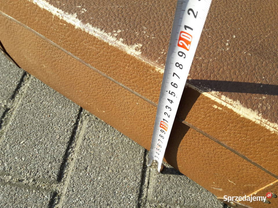 Stara walizka tekturowa PRL design lata 60 70 Gdynia sprzedam