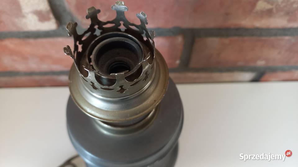 Lampka metalowa Stołowa Gabinetowa Nocna Gawroniec