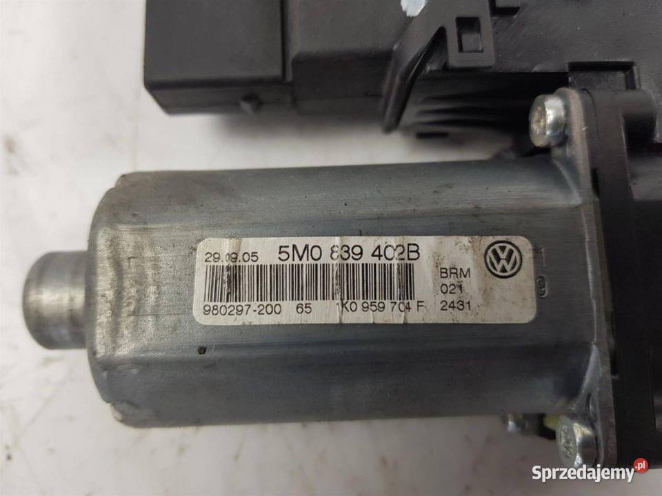 SILNICZEK SZYBY PT VOLKSWAGEN GOLF V 5M0839402B osobowe kujawsko-pomorskie Lipno sprzedam