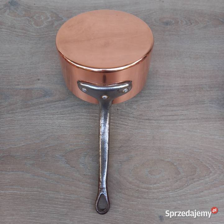 Miedziany garnek rondel komplet 4 grube dno sprzedam