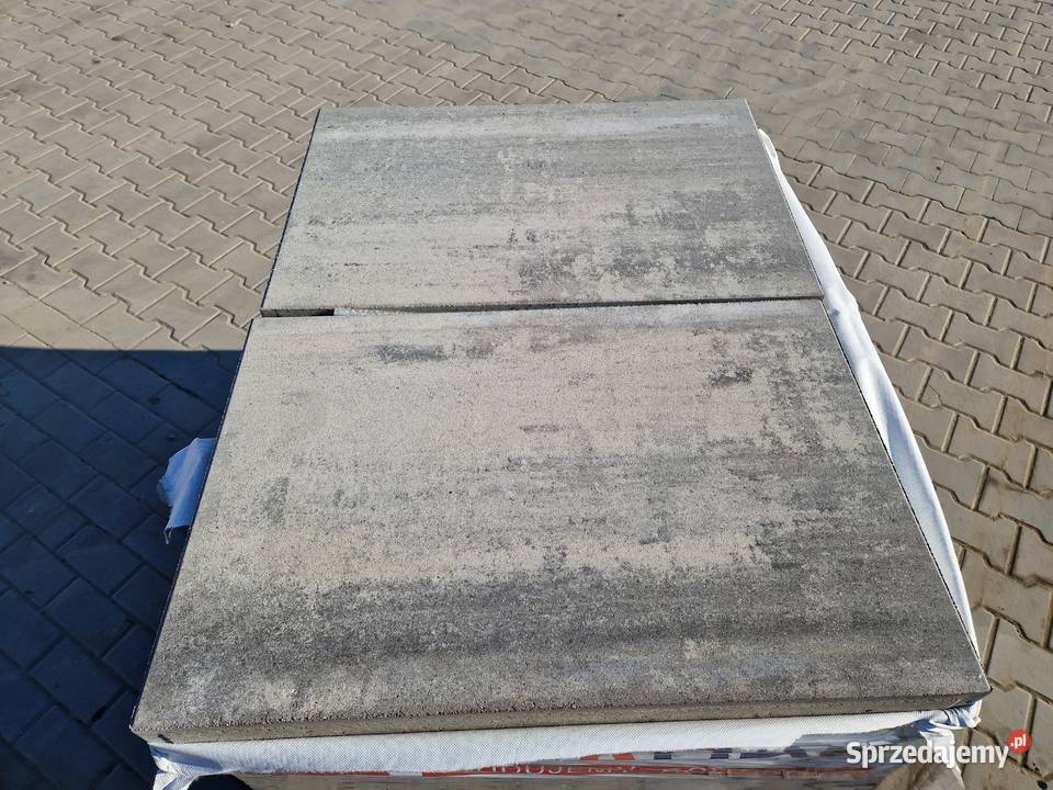 Płyta Bulwar Wiślany 50x75x10 Zima Kostka Wielogóra