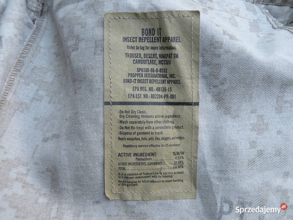 Spodnie MCCUU desert marpat USMC 24S Wrocław