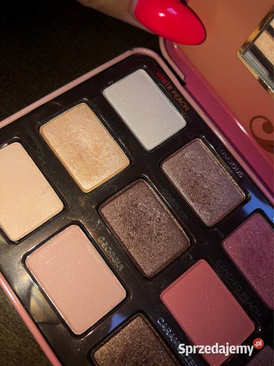 Paleta Too Faced Sweet Peach Makijaż Szczecin