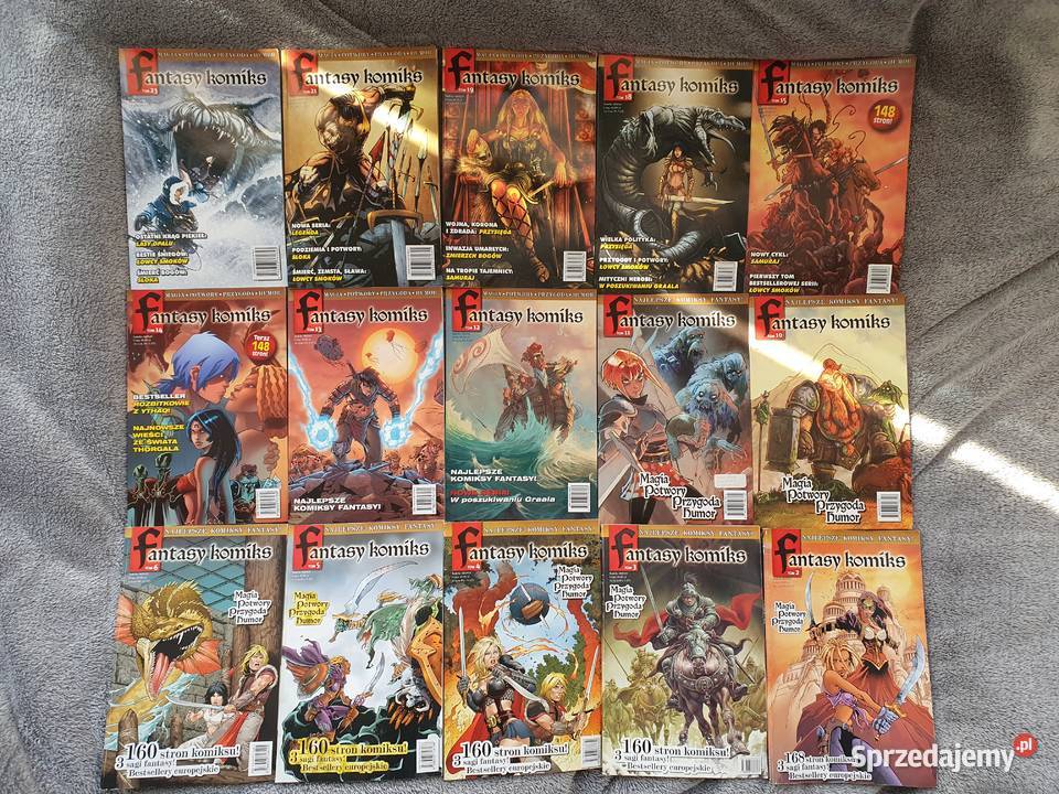 Fantasy Komiks zestaw 15 numerów Gdynia