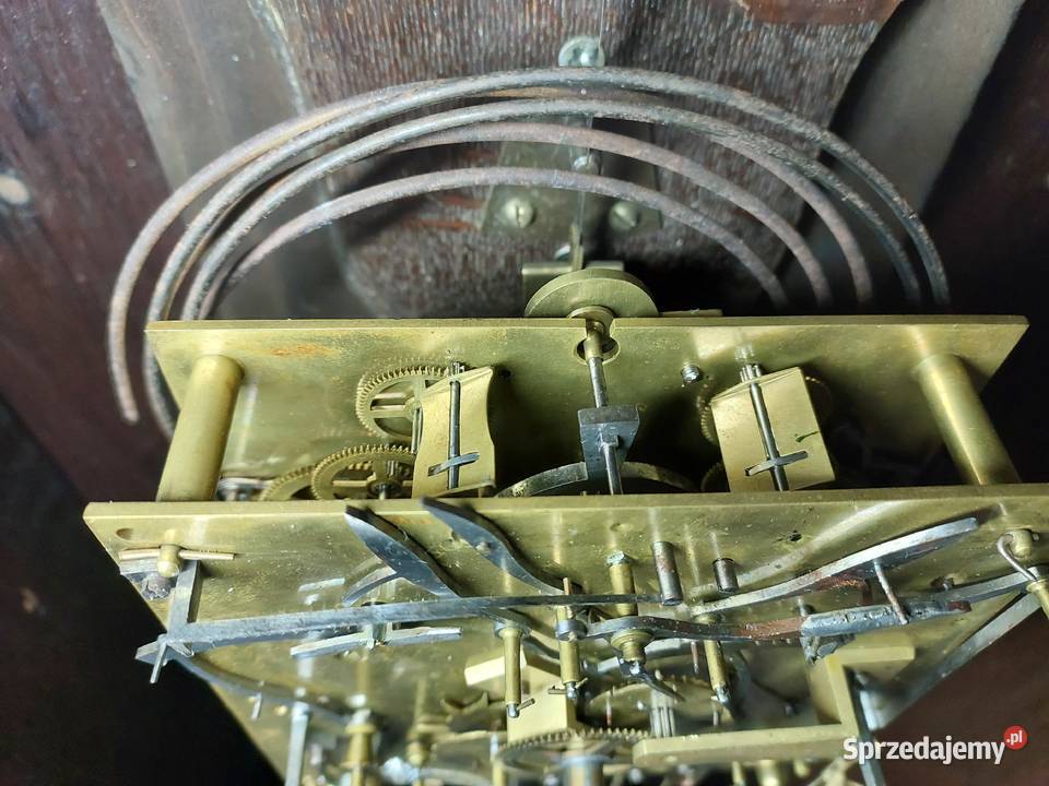 161 Zestaw mechanizm starego zegara kwadransowy Tczew
