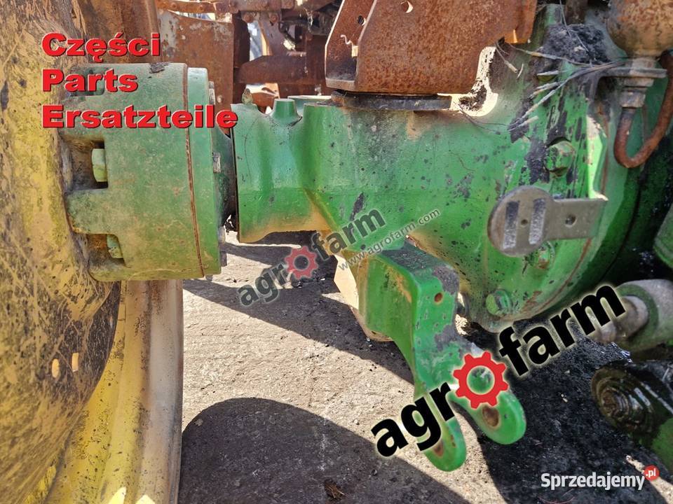 John Deere 5125R części silnik skrzynia biegów Byków
