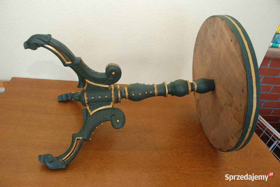 stary mały okrągły stół stolik kawowy Vintage Warszawa sprzedam