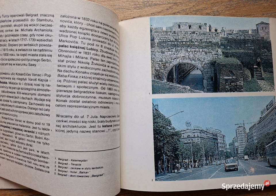 Belgrad i przewodnik turystyczny J Wojdyłło Kraków