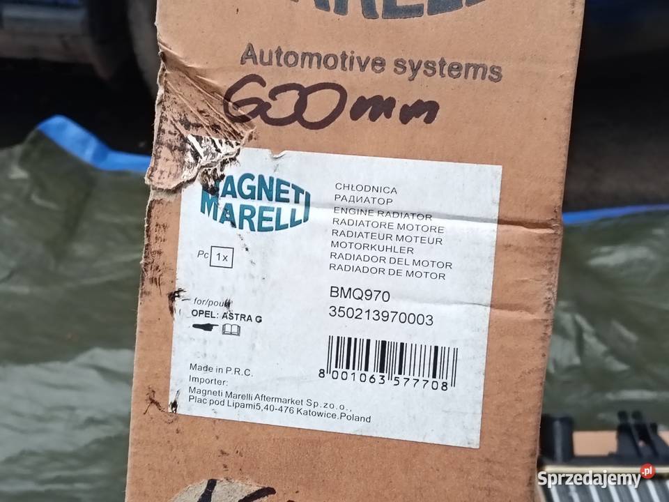 Chłodnica wody Opel Astra II G 9805 Zafira A 14 Chorzów sprzedam